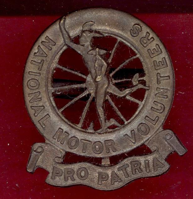 National Motor Volunteers WW1 Officer's OSD cap badge