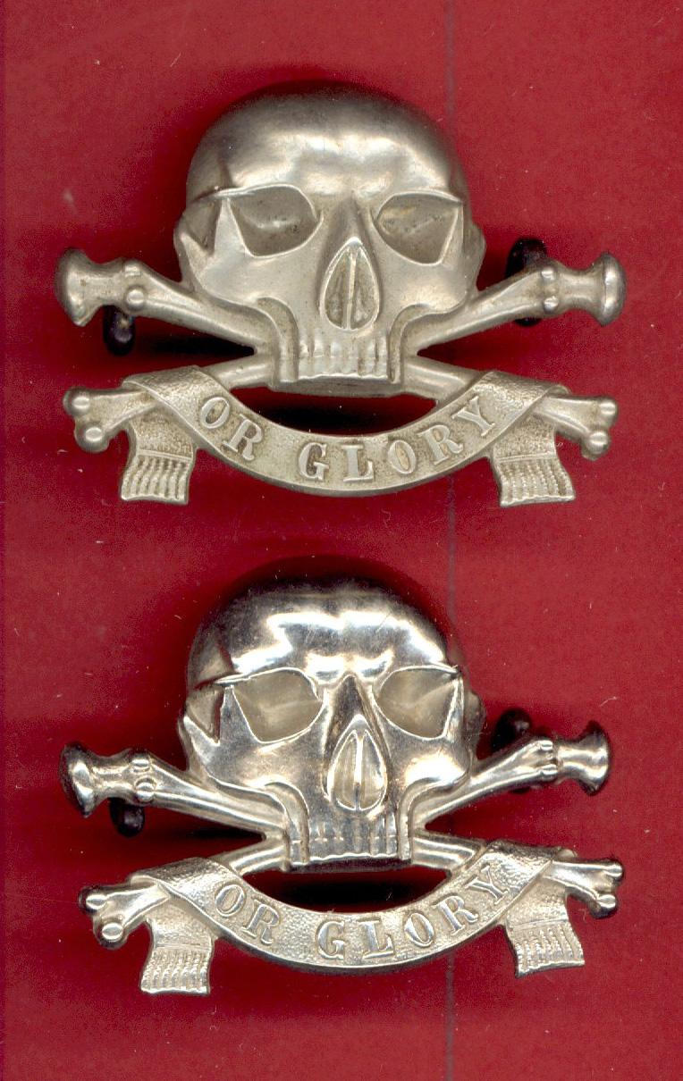 17th Lancers (Duke of Cambridge's Own) OR's collar badges