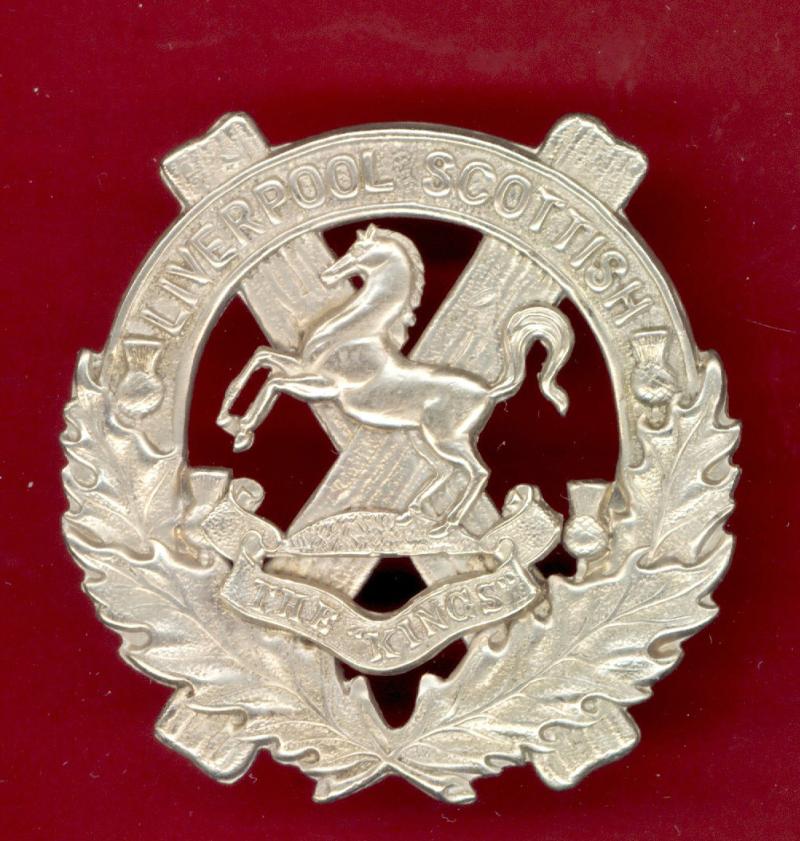 10th (Scottish) Bn. King's Liverpool Regt. WW1 glengarry badge