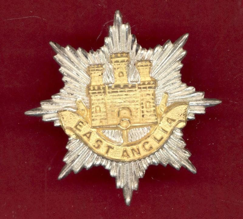 East Anglian Brigade Officer's cap badge