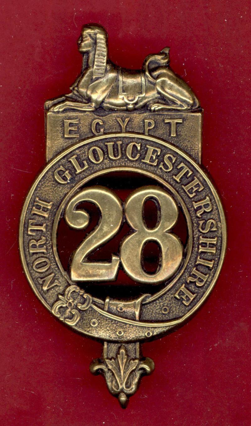 28th North Gloucestershire Regiment of Foot Victorian OR's glengarry badge