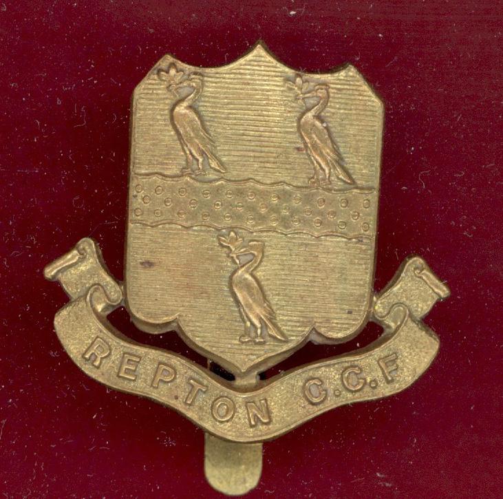 Repton School C.C.F. cap badge