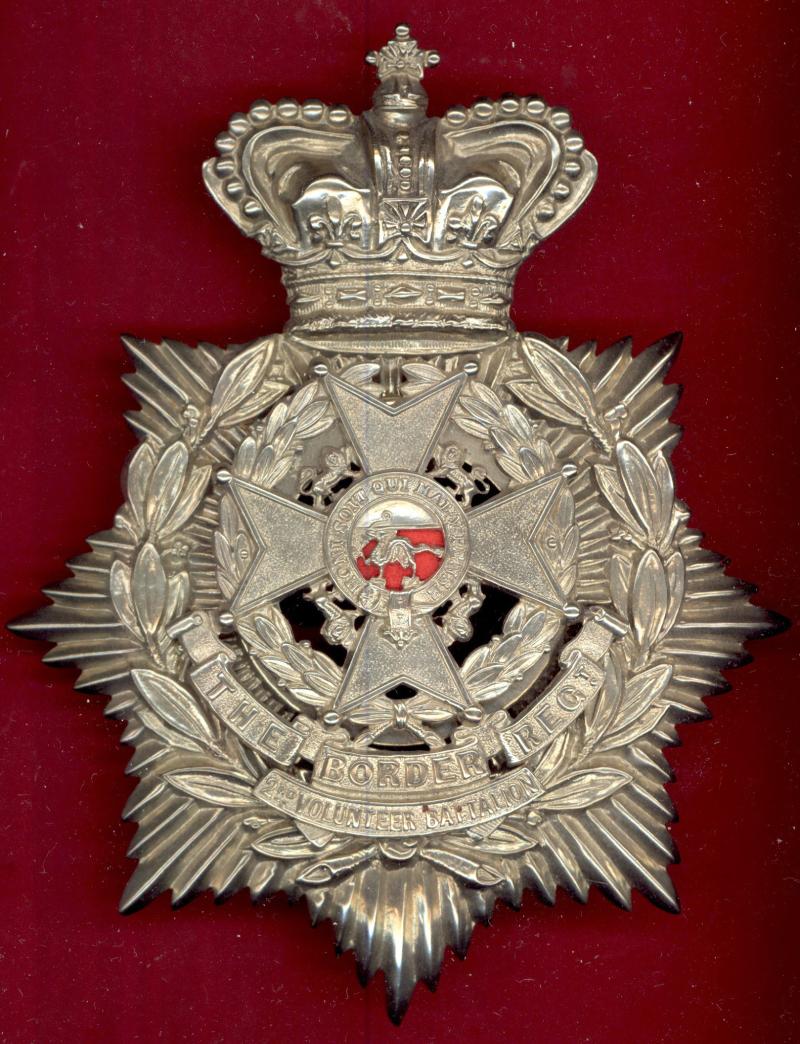 2nd VB The Border Regiment Victorian Or's helmet plate