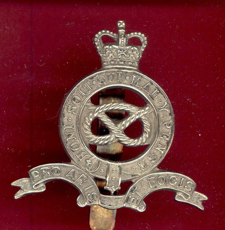 Staffordshire Yeomanry Q.O.R.R. OR’s cap badge.