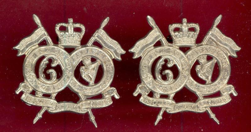 16th / 5th The Queen's Lancers OR's collar badges