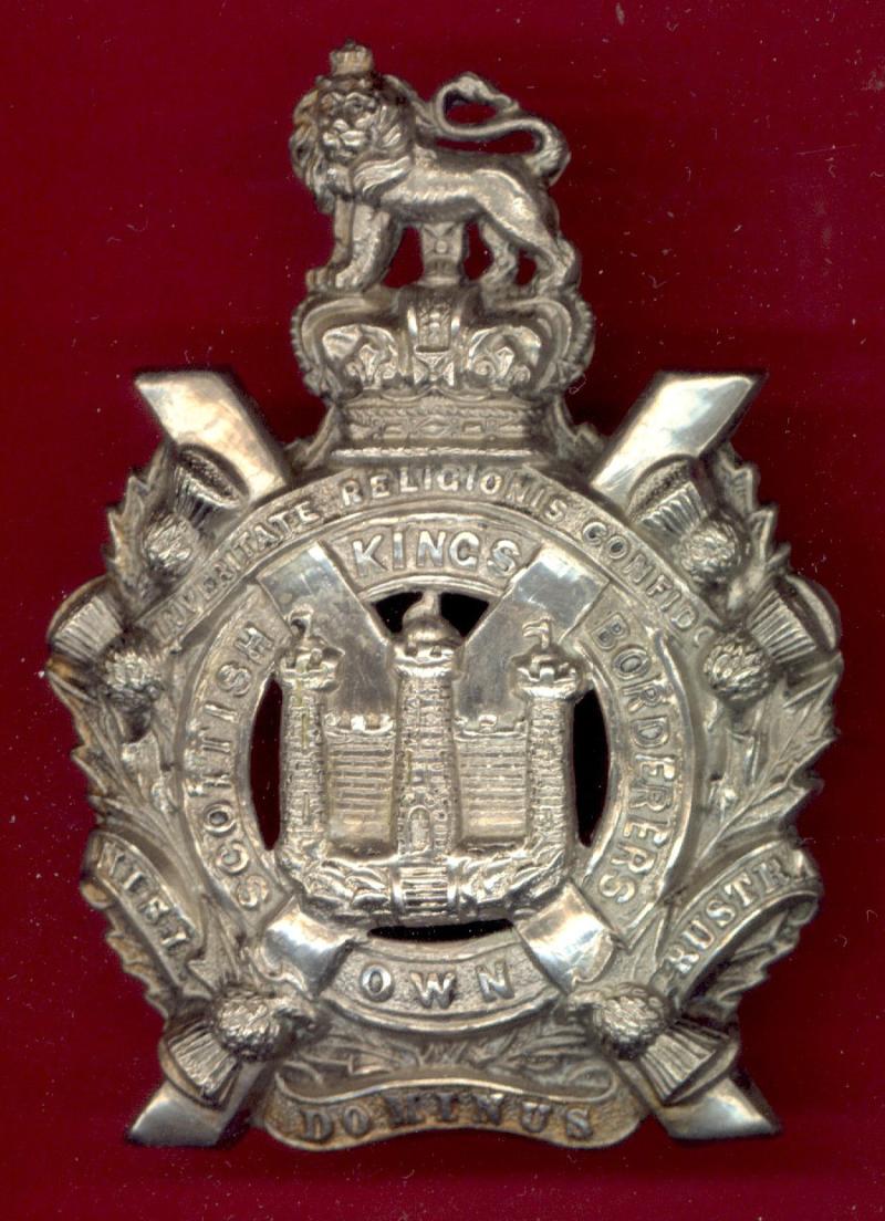 King's Own Scottish Borderers Victorian OR's glengarry badge