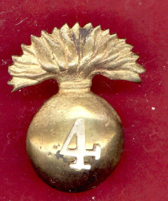 Indian Army. 4th Bombay Grenadiers head-dress badge.