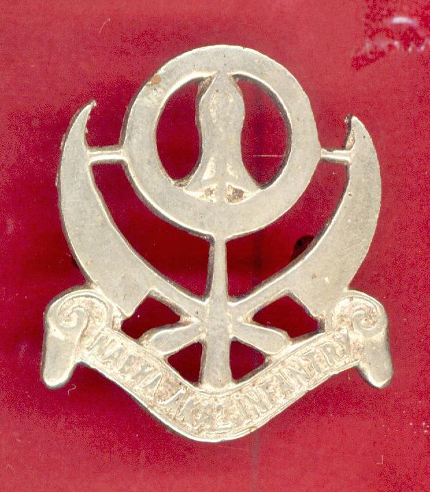 Indian Army Nabha Aka Regiment head-dress badge