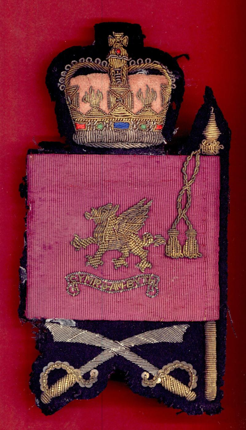 Welsh Guards Colour Sergeant's full dress rank badge