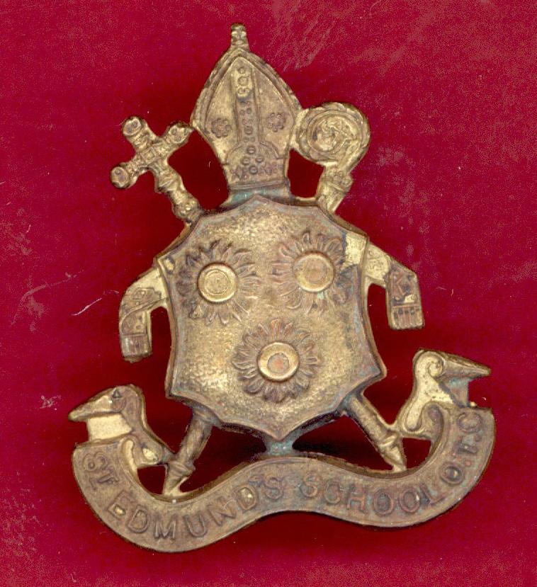 St. Edmund's School Canterbury O.T.C. cap badge