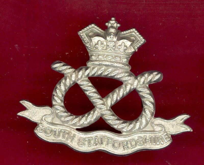 VB South Staffordshire Regiment Victorian OR's cap badge