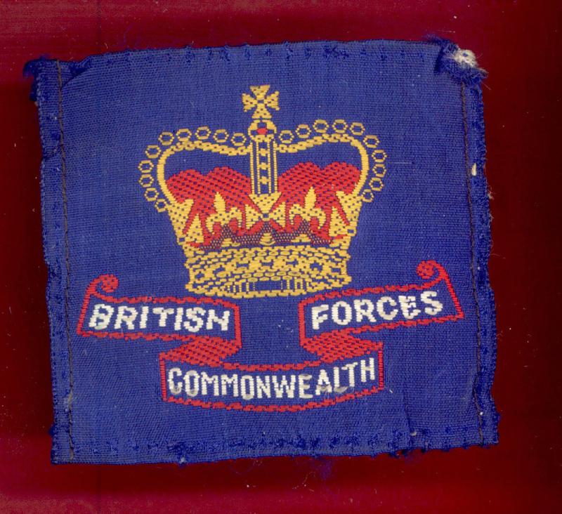 British Commonwealth Occupation Force Japan & Korea cloth formation sign