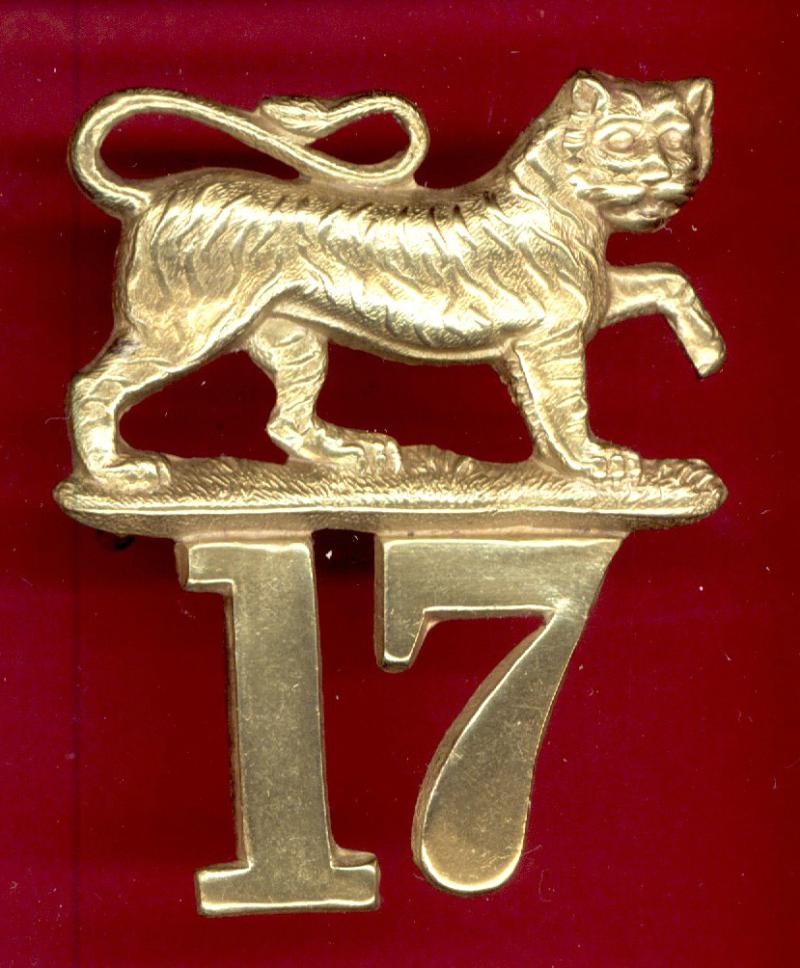 17th Leicestershire Regiment of Foot Victorian OR's glengarry badge