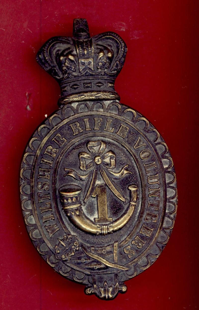 1st Wiltshire Rifle Volunteers Victorian pouch belt plate