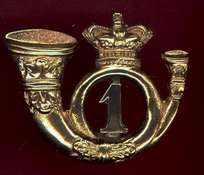 Scottish 1st Lanarkshire Rifle Volunteers Victorian Officer's cap badge