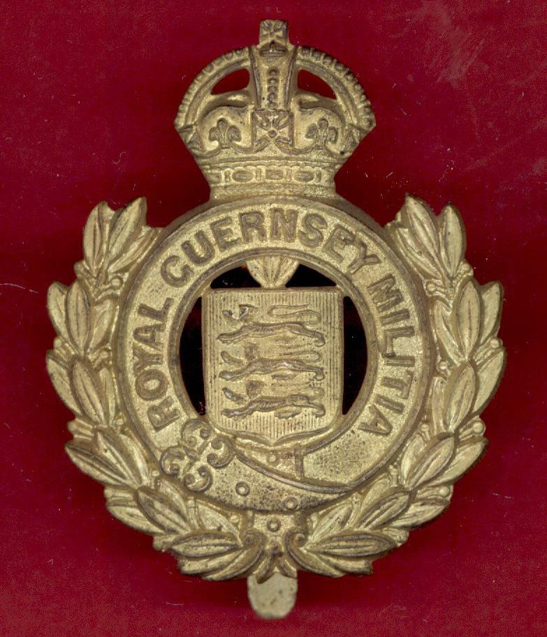 Royal Guernsey Militia OR's cap badge