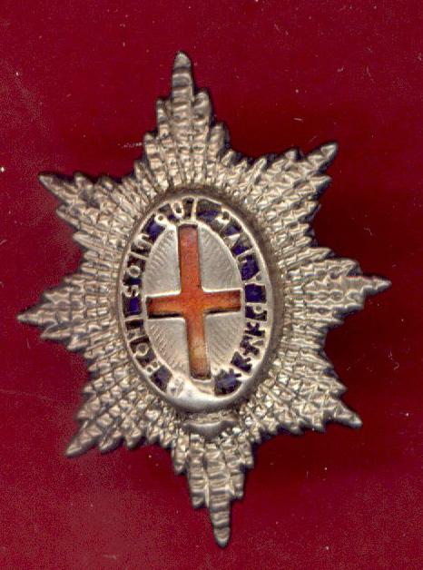 Coldstream Guards Officers field service cap badge