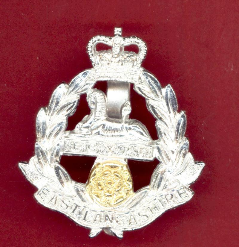 The East Lancashire Regiment staybright cap badge