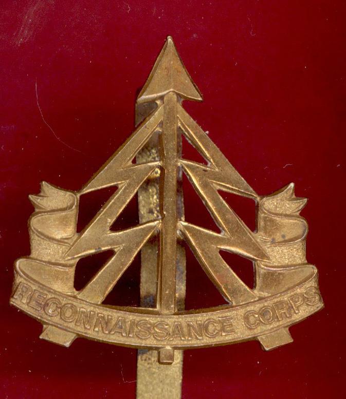 Reconnaissance Corps WW2 cap badge