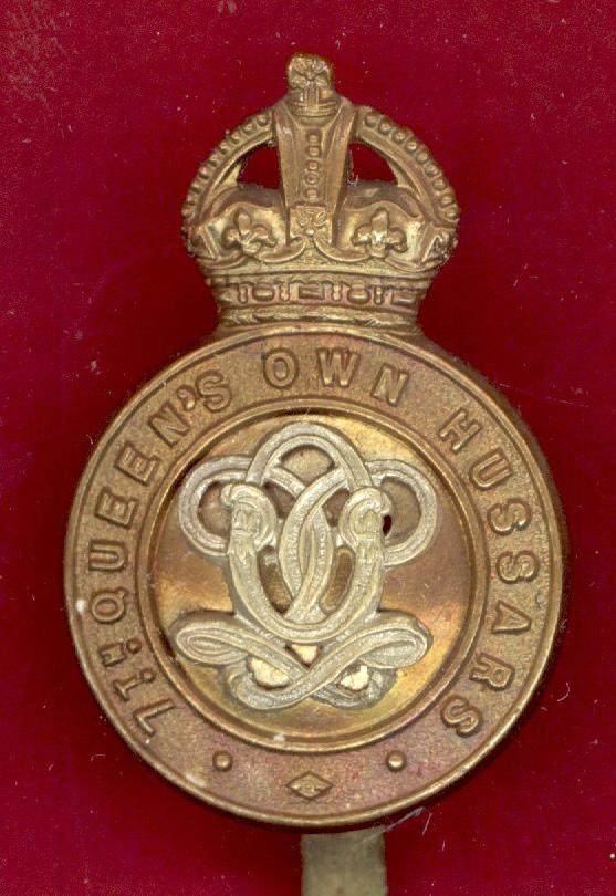 7th Queen's Own Hussars OR's cap badge