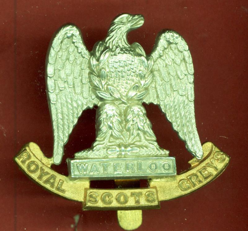 Scottish Royal Scots Greys OR's cap badge