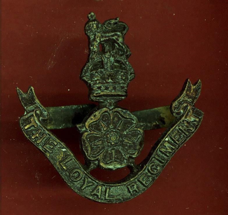 The Loyal Regiment WW2 Officer's OSD cap badge