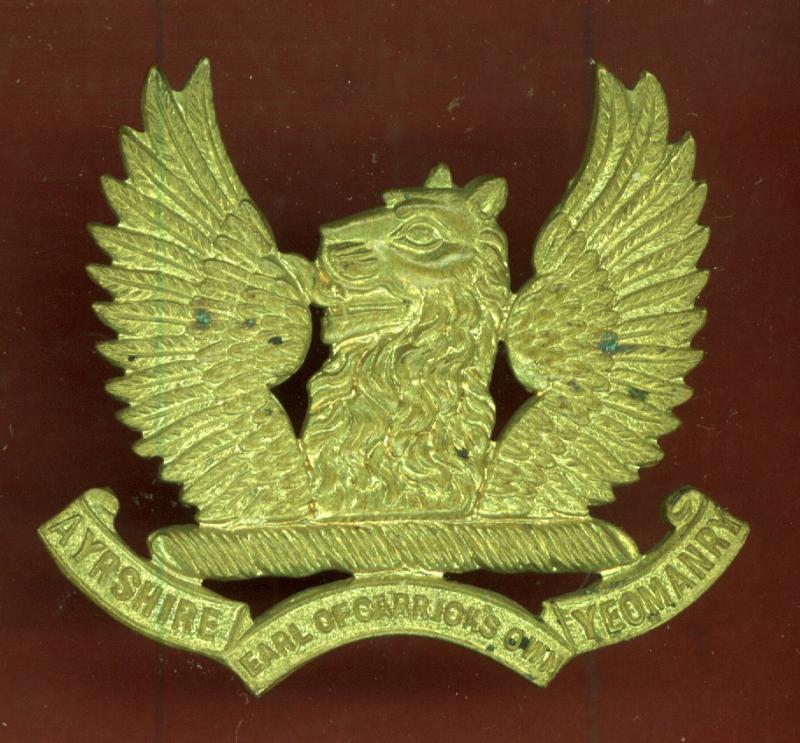 Scottish Ayrshire (Earl of Carrick's Own) Yeomanry OR's cap badge