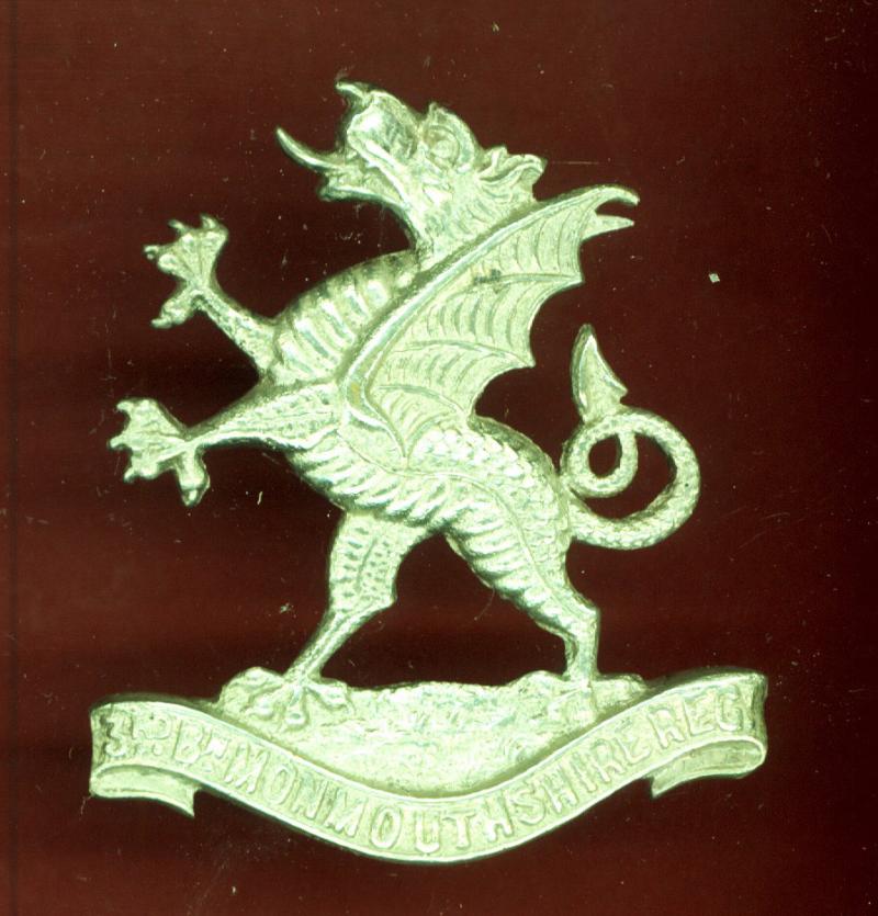 Welsh. 3rd Bn. Monmouthshire Regiment Officer cap badge