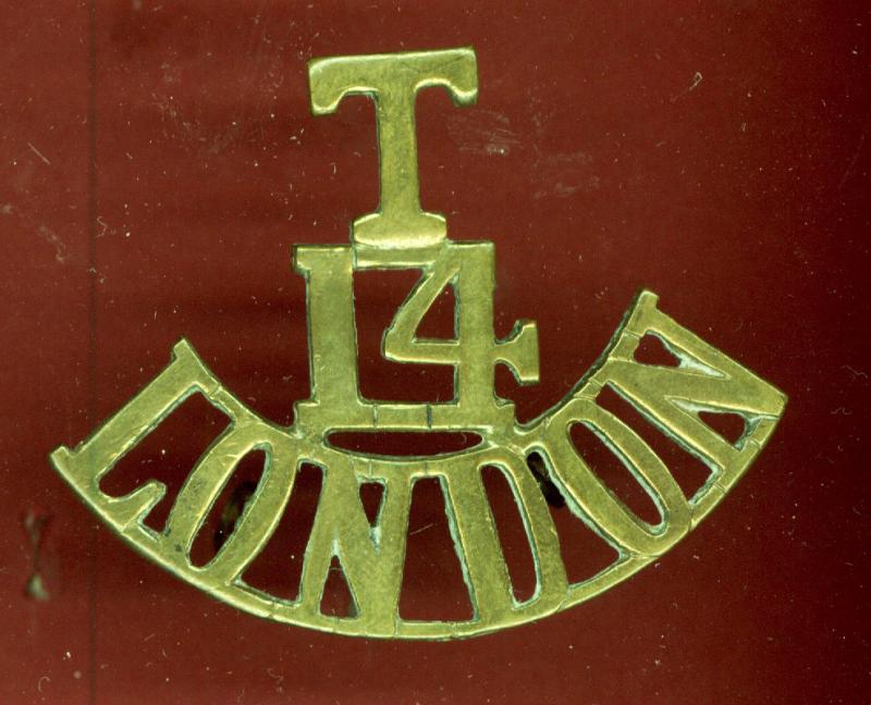 T /14 / LONDON WW1 shoulder title