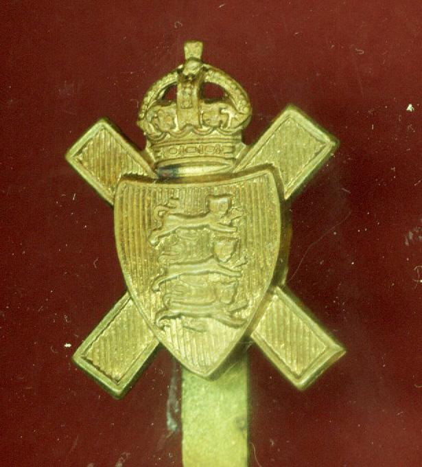 Royal Militia Island of Jersey OR's cap badge