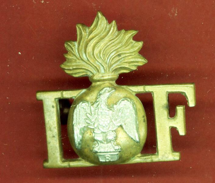 I. Grenade F. Royal Irish Fusiliers(Princess Victoria's) Victorian shoulder title