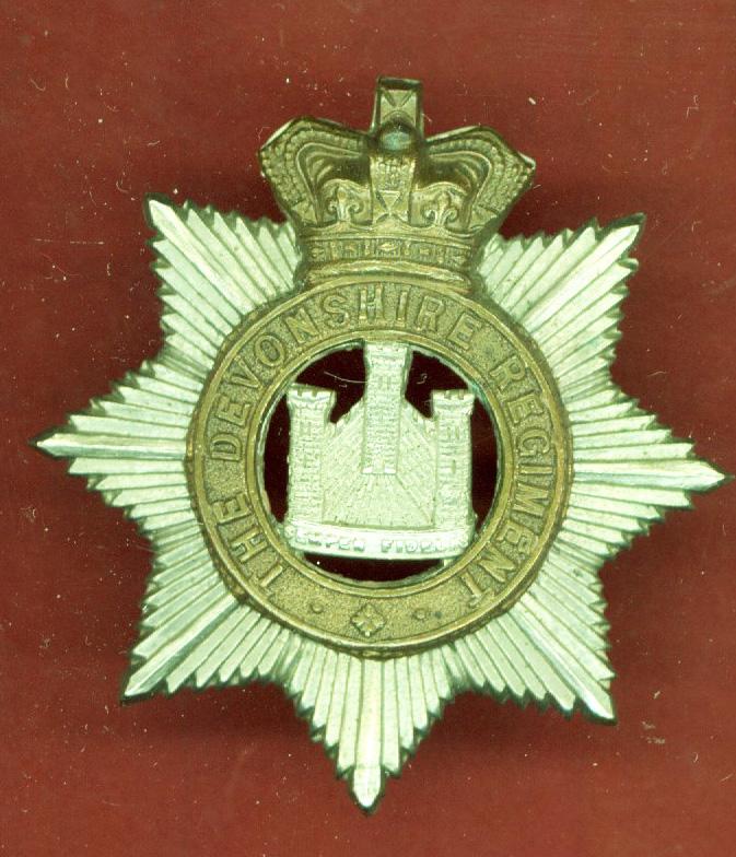 The Devonshire Regiment Victorian OR's cap badge