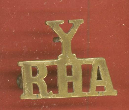 Y / RHA Royal Horse Artillery shoulder title