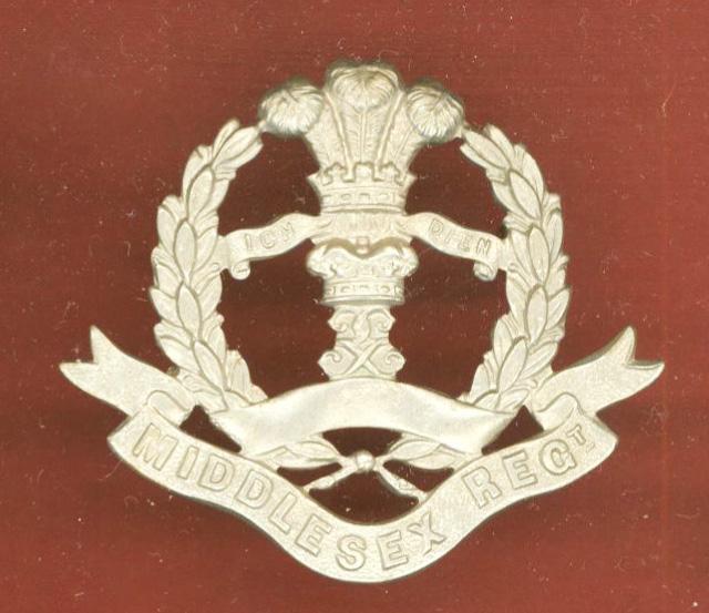 10th Battn. The Middlesex Regiment NCO's cap badge