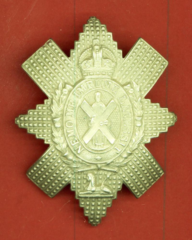 Scottish Black Watch Royal Hldrs WW2 OR's glengarry badge