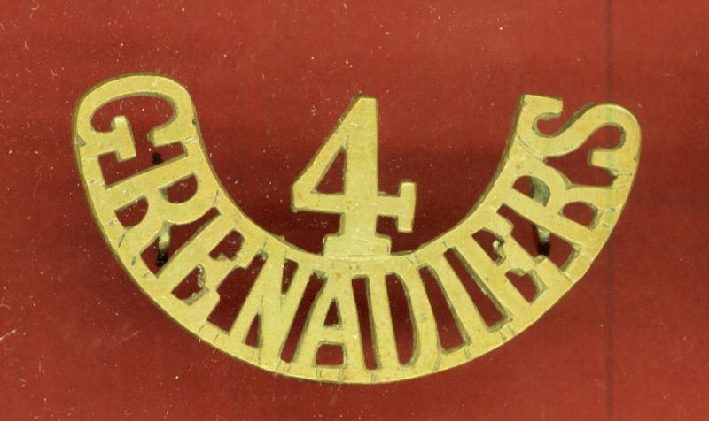 India Army 4 / Grenadiers shoulder title