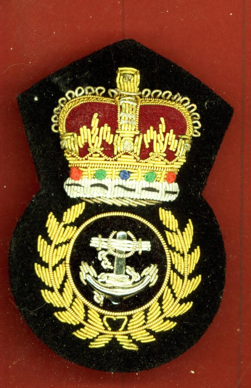 Royal Navy Chief Petty Officer's bullion cap badge