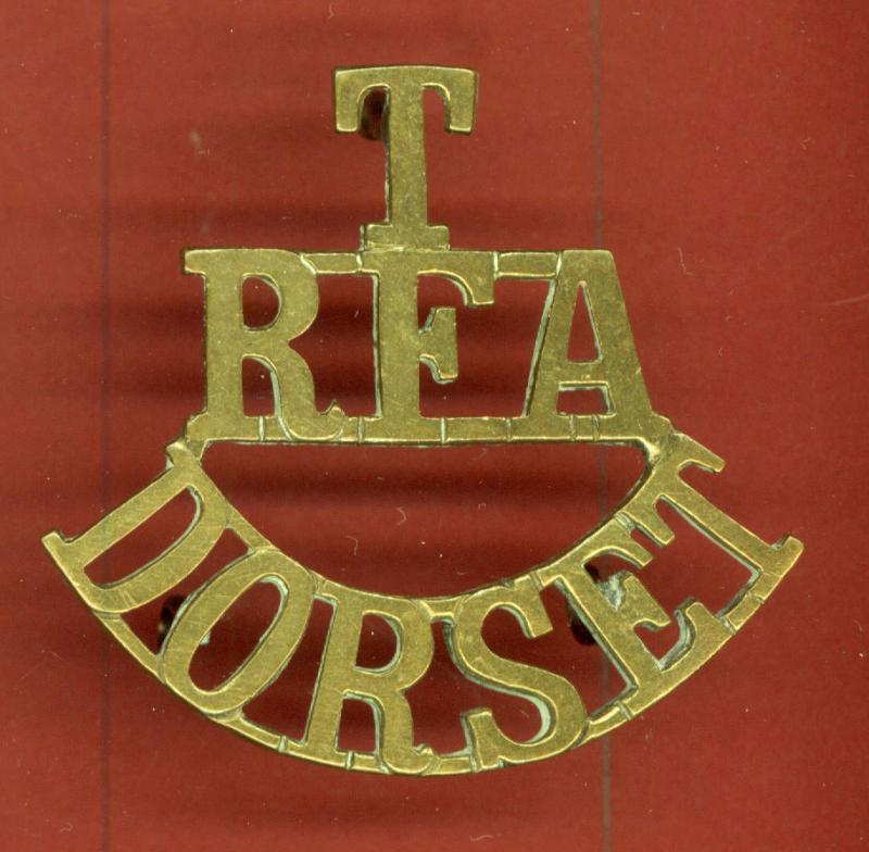 T / RFA / DORSET WW1 shoulder title