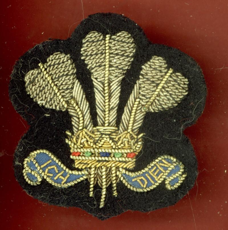 12th Royal Lancers NCO's bullion rank arm badge