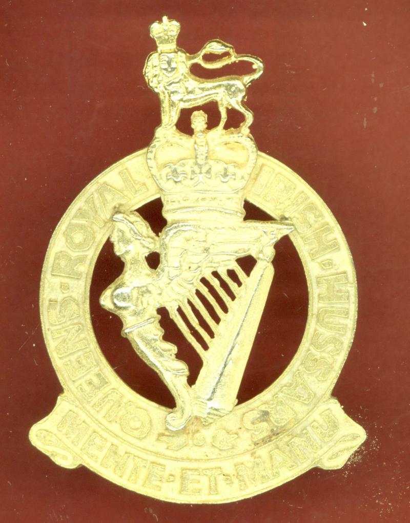 Queen's Royal Irish Hussars Piper's Caubean badge