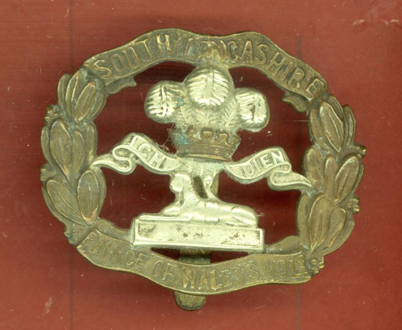 4th Battn. South Lancashire Regt. Prince of Wales Vols WW1 OR's cap badge