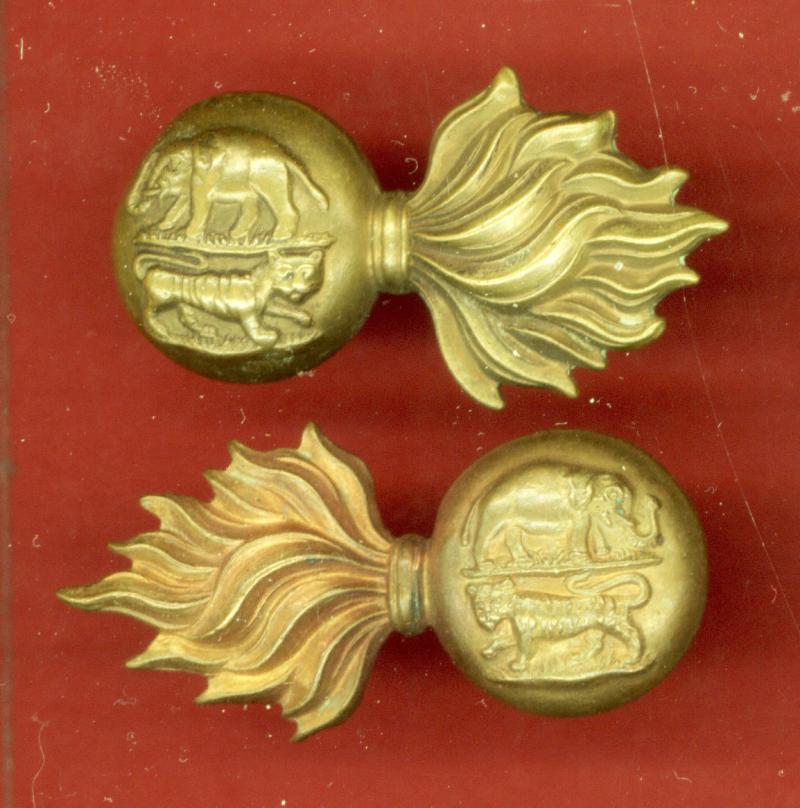 Royal Dublin Fusiliers Victorian collar badges