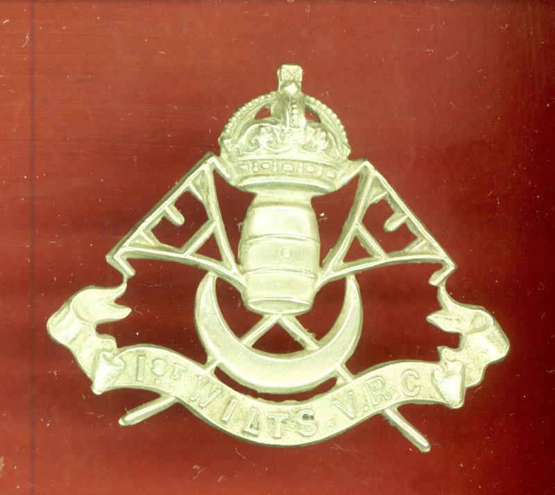 1st Wiltshire (Salisbury) Volunteer Rifle Corps cap badge