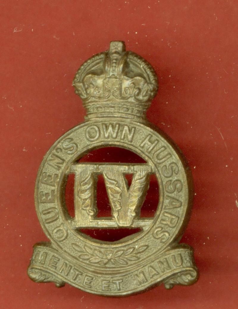 4th Queen's Own Hussars WW1 Officer's OSD badge