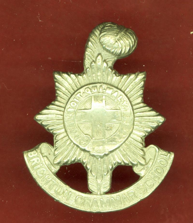 Brighton Grammar School Sussex O.T.C. cap badge