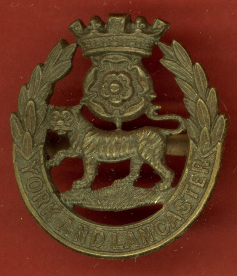 York & Lancaster Regiment. Officer's OSD cap badge