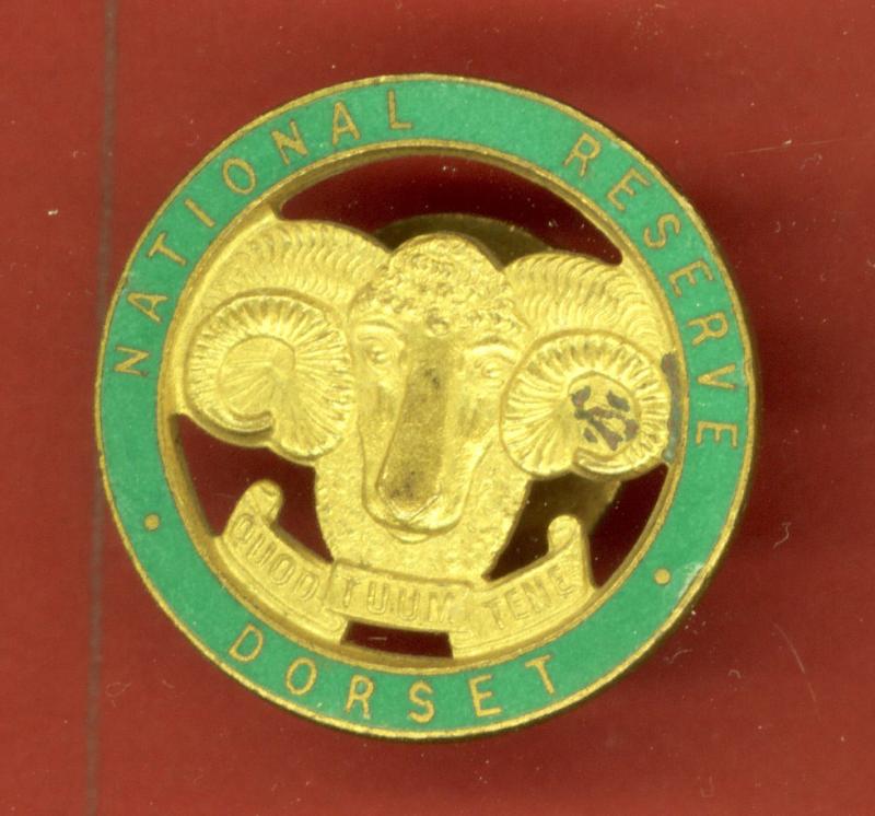 Dorset National Reserve mufti lapel badge