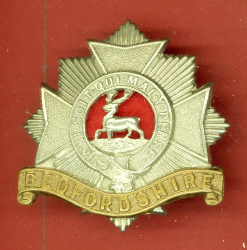 The Bedford Regiment Victorian cap badge