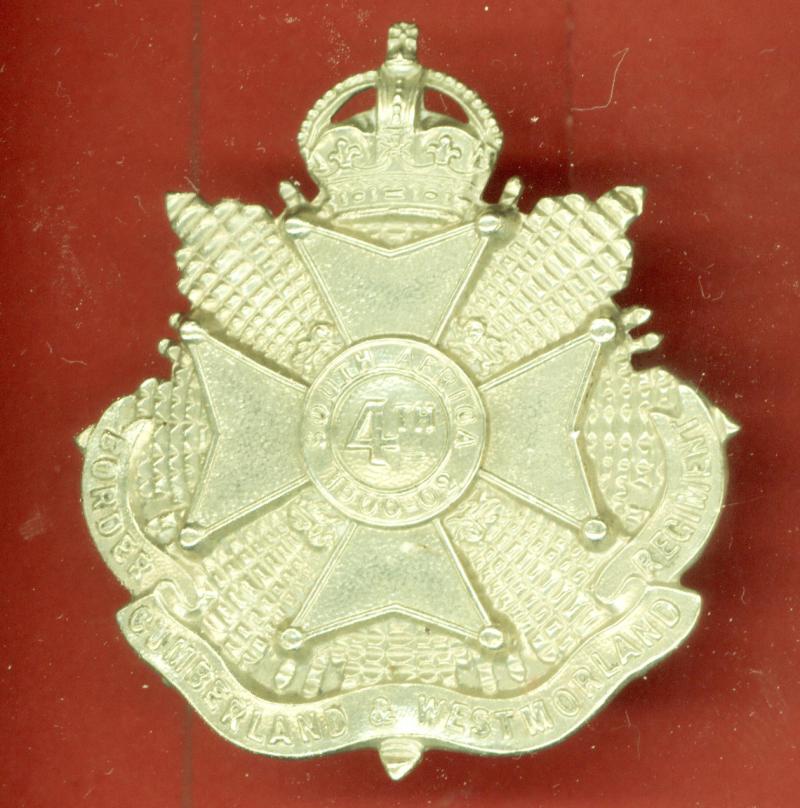 4th Bn. (Cumberland & Westmorland) The Border Regiment. OR's cap badge