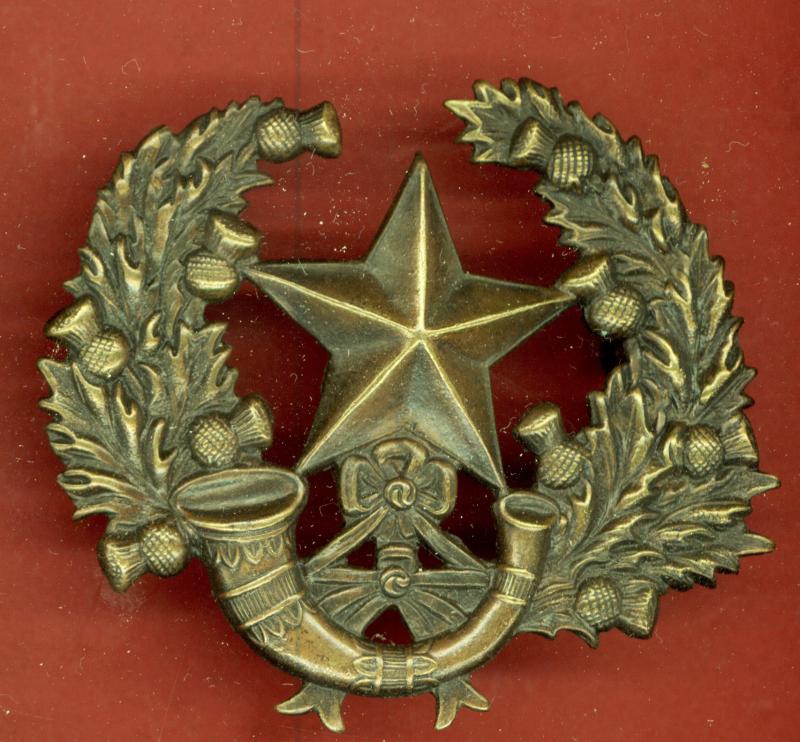 Scottish Cameronians Scottish Rifles Victorian OR's glengarry badge